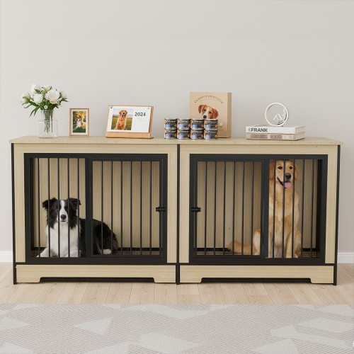New large double dog cage - dog,